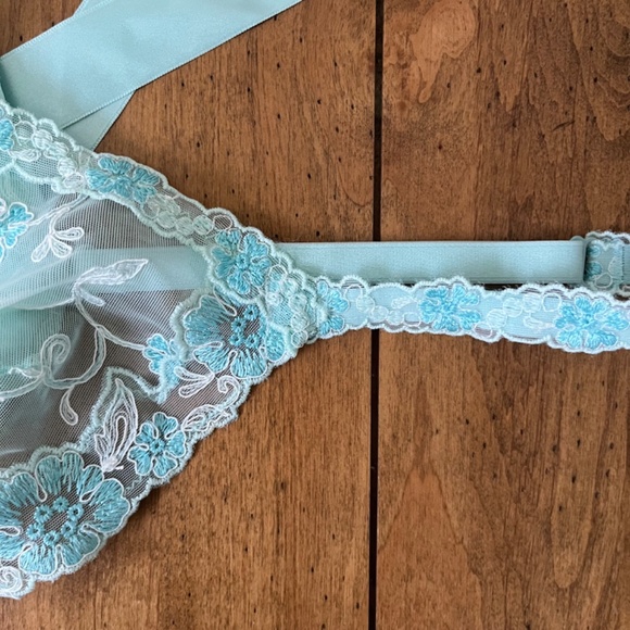 Simone Perele Lacy Babydoll Lingerie Nightgown FR 2 (Small) - Picture 11 of 12